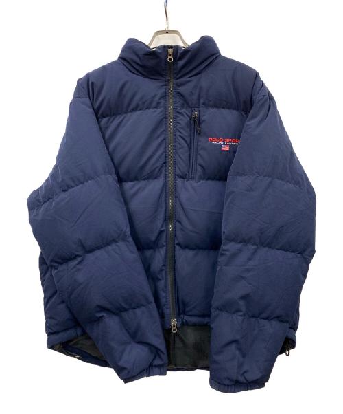POLO SPORT（ポロスポーツ）POLO SPORT (ポロスポーツ) ダウンジャケット ブルー サイズ:LLの古着・服飾アイテム