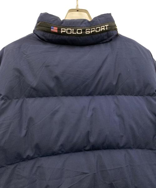 POLO SPORT（ポロスポーツ）POLO SPORT (ポロスポーツ) ダウンジャケット ブルー サイズ:LLの古着・服飾アイテム
