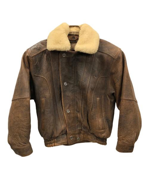 Wind Armor（ウィンドアーマー）Wind Armor (ウィンドアーマー) フライトジャケット ブラウン サイズ:Lの古着・服飾アイテム