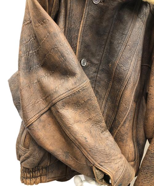 Wind Armor（ウィンドアーマー）Wind Armor (ウィンドアーマー) フライトジャケット ブラウン サイズ:Lの古着・服飾アイテム