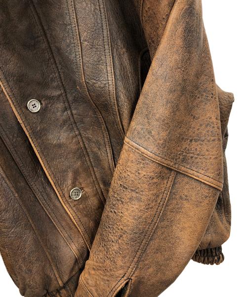 Wind Armor（ウィンドアーマー）Wind Armor (ウィンドアーマー) フライトジャケット ブラウン サイズ:Lの古着・服飾アイテム