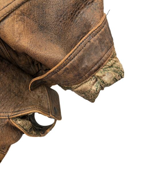 Wind Armor（ウィンドアーマー）Wind Armor (ウィンドアーマー) フライトジャケット ブラウン サイズ:Lの古着・服飾アイテム