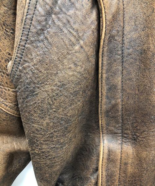 Wind Armor（ウィンドアーマー）Wind Armor (ウィンドアーマー) フライトジャケット ブラウン サイズ:Lの古着・服飾アイテム