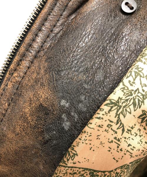 Wind Armor（ウィンドアーマー）Wind Armor (ウィンドアーマー) フライトジャケット ブラウン サイズ:Lの古着・服飾アイテム