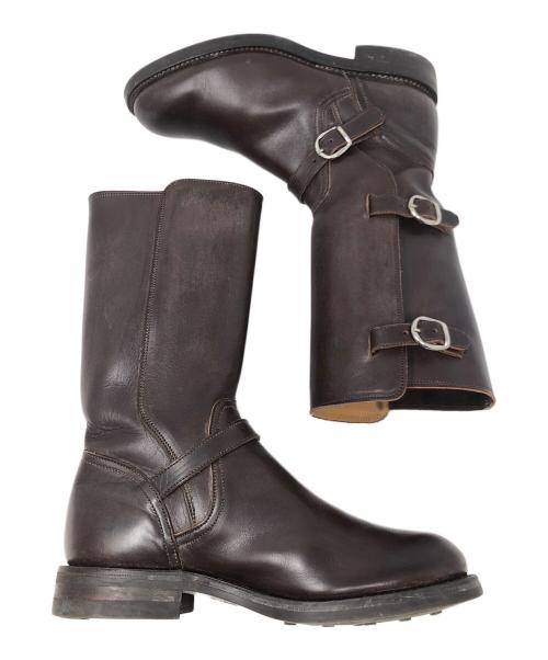 Tricker's（トリッカーズ）Tricker's (トリッカーズ) モーターサイクルブーツ ブラウン サイズ:実寸サイズにてご確認下さい。の古着・服飾アイテム