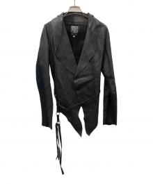 Obelisk（オベリスク）の古着「レザージャケット」｜ブラック