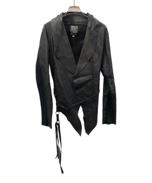 Obelisk（オベリスク）Obelisk (オベリスク) レザージャケット ブラック サイズ:XSの古着・服飾アイテム