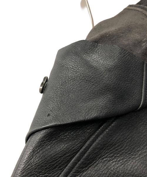 Obelisk（オベリスク）Obelisk (オベリスク) レザージャケット ブラック サイズ:XSの古着・服飾アイテム