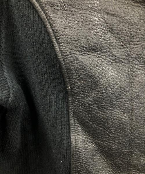 Obelisk（オベリスク）Obelisk (オベリスク) レザージャケット ブラック サイズ:XSの古着・服飾アイテム