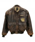 AVIREXアヴィレックス）の古着「A-2 フライトジャケット」｜ブラウン