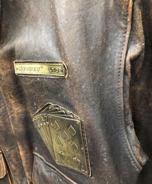 AVIREX（アヴィレックス）AVIREX (アヴィレックス) A-2 フライトジャケット ブラウン サイズ:Sの古着・服飾アイテム