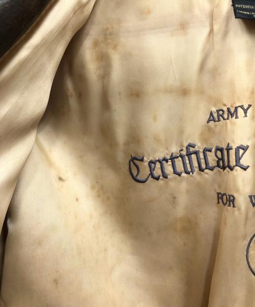 AVIREX（アヴィレックス）AVIREX (アヴィレックス) A-2 フライトジャケット ブラウン サイズ:Sの古着・服飾アイテム