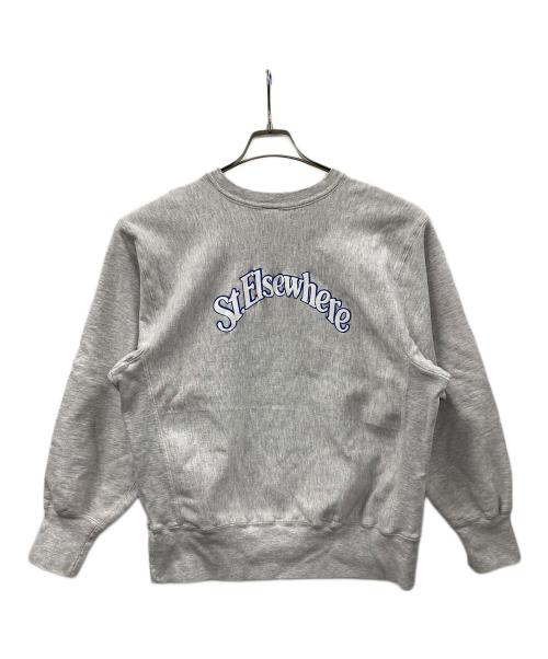 Champion REVERSE WEAVE（チャンピオン リバース ウィーブ）Champion REVERSE WEAVE (チャンピオン リバース ウィーブ) 裏起毛スウェット ライトグレー サイズ:Lの古着・服飾アイテム