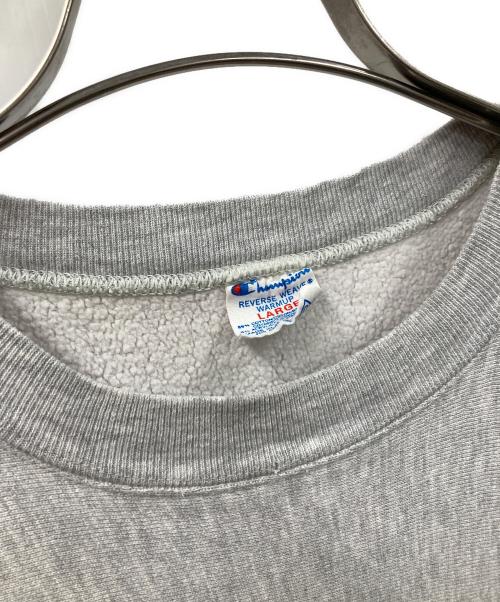 Champion REVERSE WEAVE（チャンピオン リバース ウィーブ）Champion REVERSE WEAVE (チャンピオン リバース ウィーブ) 裏起毛スウェット ライトグレー サイズ:Lの古着・服飾アイテム
