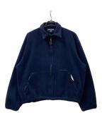 POLO SPORTポロスポーツ）の古着「フリースジャケット 刺繍」｜ネイビー