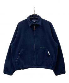 POLO SPORT（ポロスポーツ）の古着「フリースジャケット 刺繍」｜ネイビー