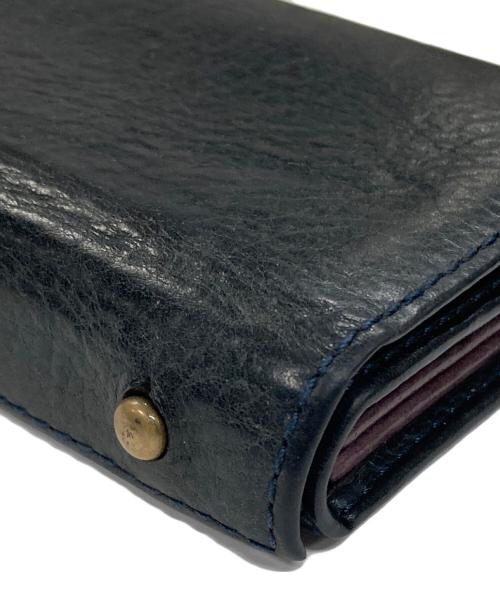 M+（エムピウ）M+ (エムピウ) 2つ折り財布 ブラック サイズ:実寸サイズにてご確認ください。の古着・服飾アイテム