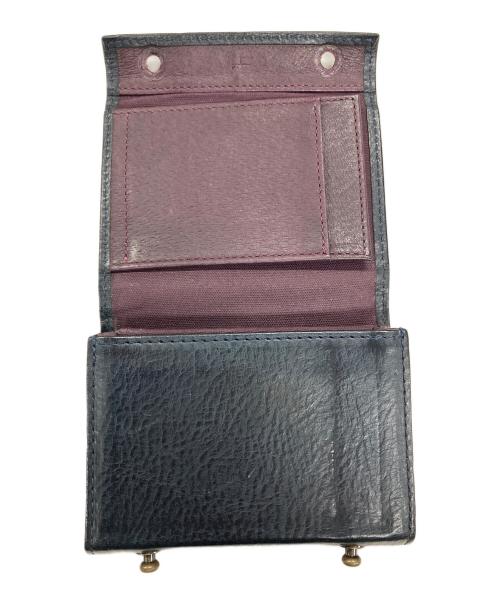 M+（エムピウ）M+ (エムピウ) 2つ折り財布 ブラック サイズ:実寸サイズにてご確認ください。の古着・服飾アイテム