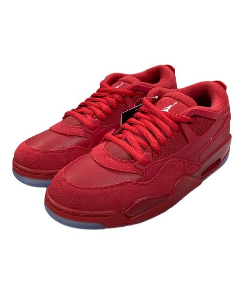 NIKE（ナイキ）NIKE (ナイキ) ローカットスニーカー AIR JORDAN 4 RM(エアジョーダン） レッド サイズ:26.5 未使用品の古着・服飾アイテム
