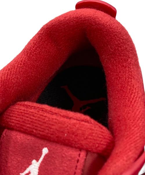NIKE（ナイキ）NIKE (ナイキ) ローカットスニーカー AIR JORDAN 4 RM(エアジョーダン） レッド サイズ:26.5 未使用品の古着・服飾アイテム