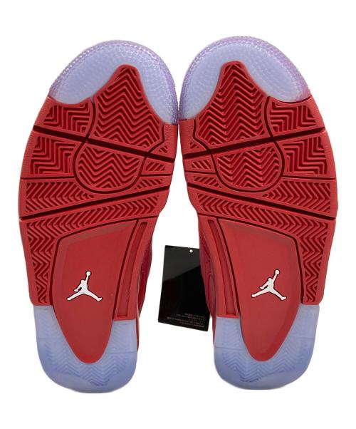 NIKE（ナイキ）NIKE (ナイキ) ローカットスニーカー AIR JORDAN 4 RM(エアジョーダン） レッド サイズ:26.5 未使用品の古着・服飾アイテム