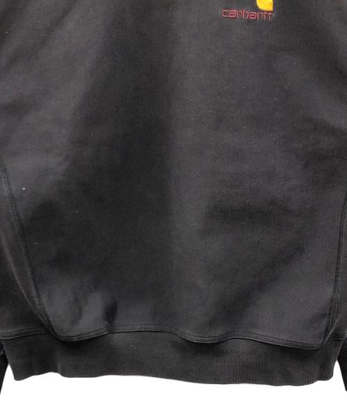 CarHartt（カーハート）CarHartt (カーハート) ハーフジップスウェット ブラック サイズ:Mの古着・服飾アイテム