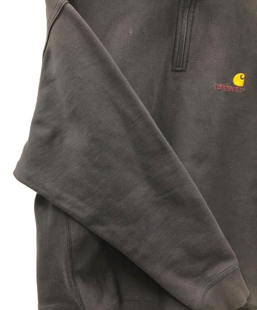 CarHartt（カーハート）CarHartt (カーハート) ハーフジップスウェット ブラック サイズ:Mの古着・服飾アイテム