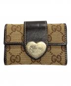 GUCCIグッチ）の古着「キーケース ６連」｜ベージュ