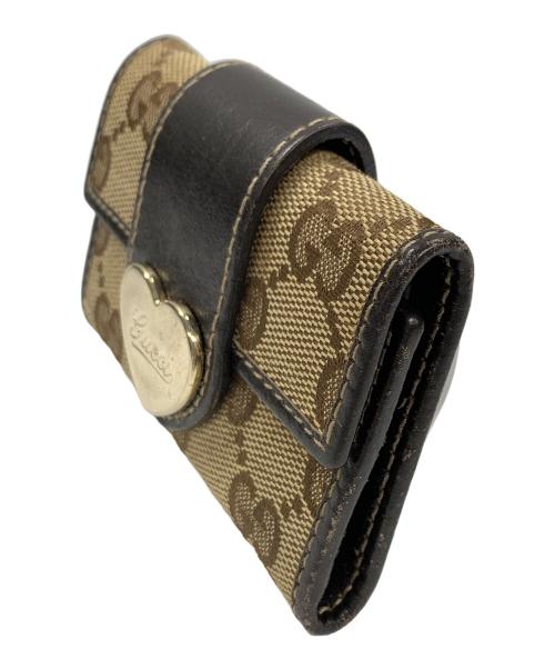 GUCCI（グッチ）GUCCI (グッチ) キーケース ６連  ベージュ サイズ:実寸サイズにてご確認ください。の古着・服飾アイテム