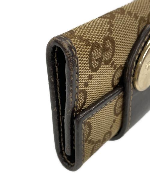 GUCCI（グッチ）GUCCI (グッチ) キーケース ６連  ベージュ サイズ:実寸サイズにてご確認ください。の古着・服飾アイテム