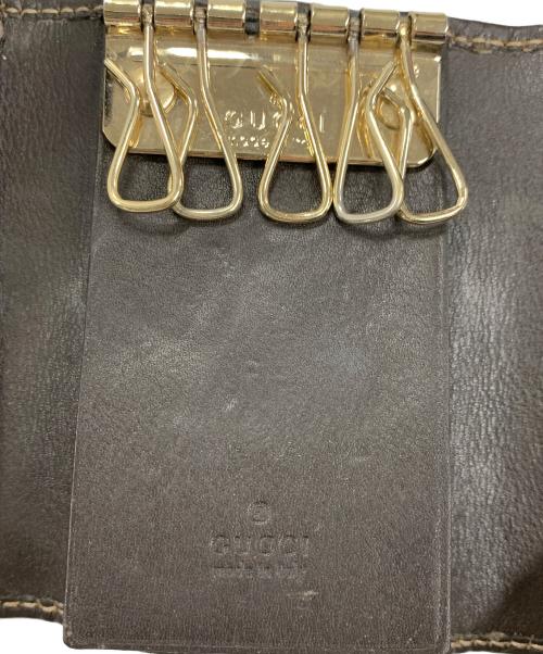 GUCCI（グッチ）GUCCI (グッチ) キーケース ６連  ベージュ サイズ:実寸サイズにてご確認ください。の古着・服飾アイテム