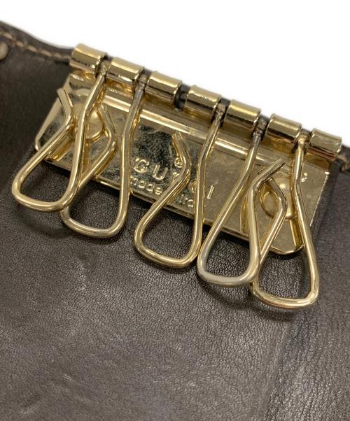 GUCCI（グッチ）GUCCI (グッチ) キーケース ６連  ベージュ サイズ:実寸サイズにてご確認ください。の古着・服飾アイテム