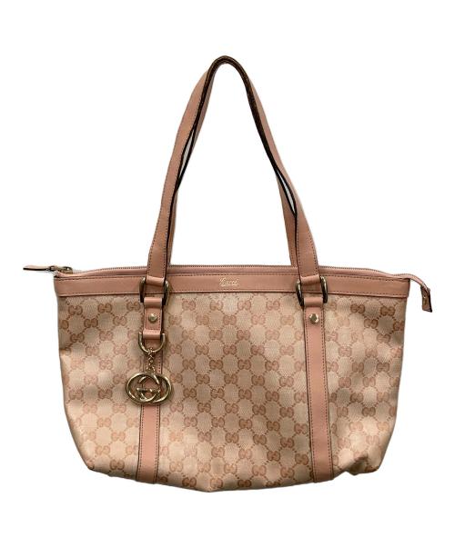 GUCCI（グッチ）GUCCI (グッチ) トートバッグ ピンク サイズ:実寸サイズにご確認ください。の古着・服飾アイテム
