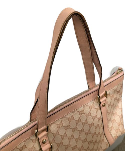 GUCCI（グッチ）GUCCI (グッチ) トートバッグ ピンク サイズ:実寸サイズにご確認ください。の古着・服飾アイテム