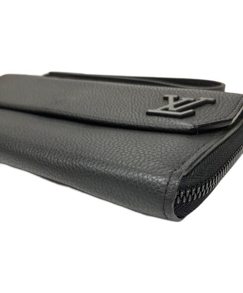 LOUIS VUITTON（ルイ ヴィトン）LOUIS VUITTON (ルイ ヴィトン) 長財布 アエログラム ブラック サイズ:実寸サイズにご確認ください。の古着・服飾アイテム