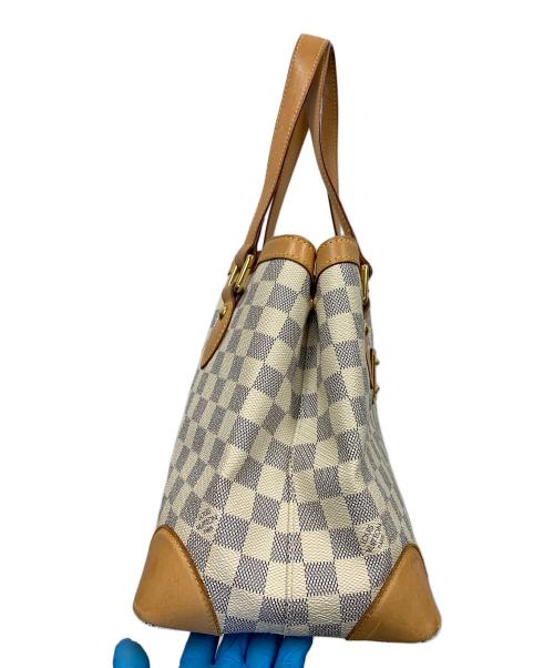 LOUIS VUITTON（ルイ ヴィトン）LOUIS VUITTON (ルイ ヴィトン) ハンドバッグ ダミエ・アズール ハムステッドPM ホワイト×グレー サイズ:実寸サイズにてご確認ください。の古着・服飾アイテム