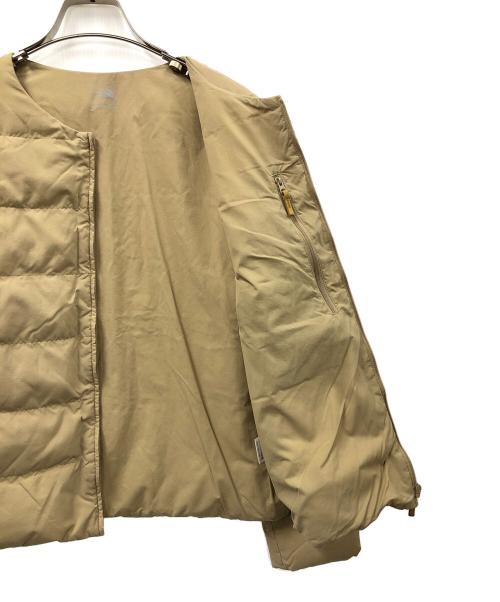 THE NORTH FACE（ザ ノース フェイス）THE NORTH FACE (ザ ノース フェイス) ダウンジャケット BOADWALK CARDIGAN(ボードウォークカーディガン) カーキ サイズ:Lの古着・服飾アイテム