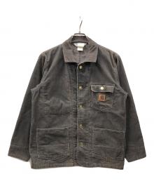 CarHartt（カーハート）の古着「コーデュロイカバーオール」｜ダークブラウン