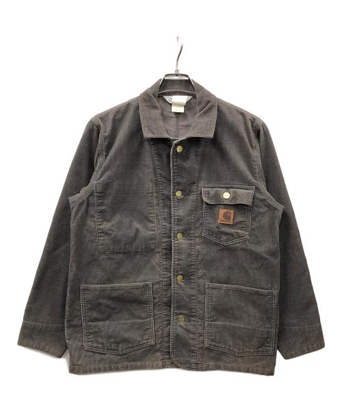 CarHartt（カーハート）CarHartt (カーハート) コーデュロイカバーオール ダークブラウン サイズ:Mの古着・服飾アイテム