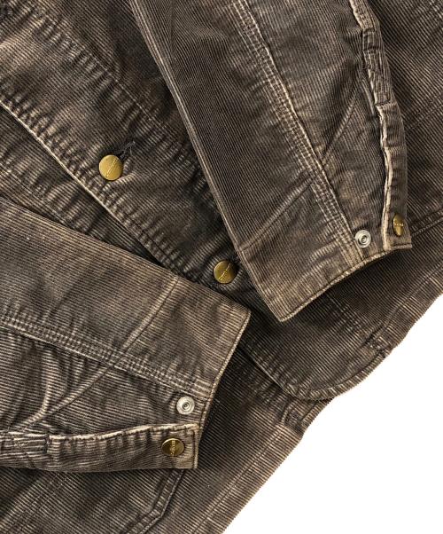 CarHartt（カーハート）CarHartt (カーハート) コーデュロイカバーオール ダークブラウン サイズ:Mの古着・服飾アイテム