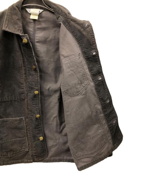 CarHartt（カーハート）CarHartt (カーハート) コーデュロイカバーオール ダークブラウン サイズ:Mの古着・服飾アイテム