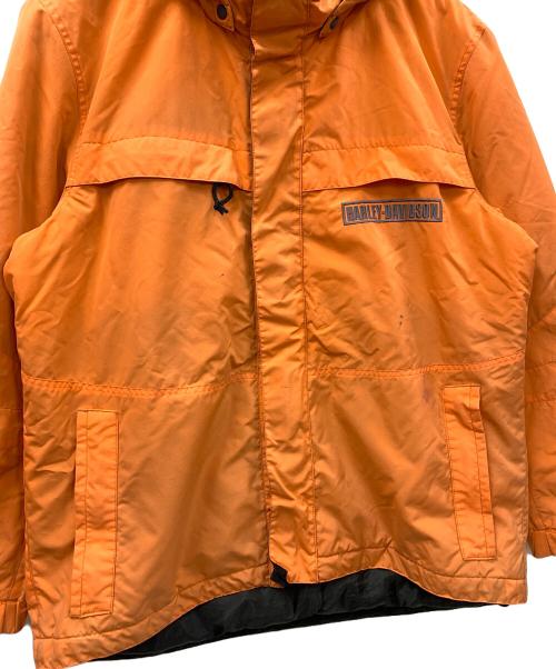 HARLEY-DAVIDSON（ハーレーダビッドソン）HARLEY-DAVIDSON (ハーレーダビッドソン) ナイロンジャケット オレンジ サイズ:Mの古着・服飾アイテム