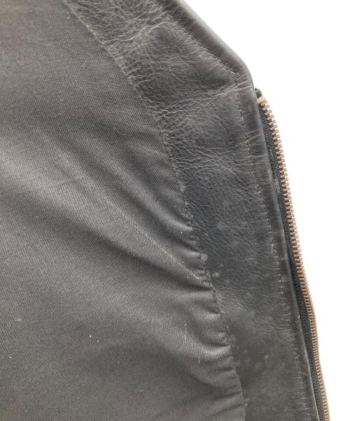 VANSON（バンソン）VANSON (バンソン) レザーベスト ブラック サイズ:38の古着・服飾アイテム