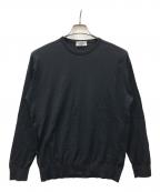 JOHN SMEDLEYジョンスメドレー）の古着「ニット」｜ブラック