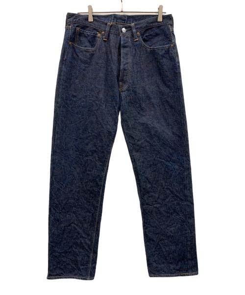 DENIME（ドゥニーム）DENIME (ドゥニーム) WAREHOUSE (ウエアハウス) ストレート デニムパンツ ネイビー サイズ:Ｗ33の古着・服飾アイテム