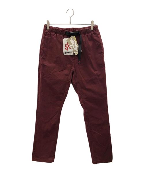 GRAMICCI（グラミチ）GRAMICCI (グラミチ) ナローパンツ ワインレッド サイズ:M 未使用品の古着・服飾アイテム