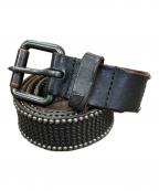 htcエイチティーシー）の古着「スタッズベルト」｜ブラック