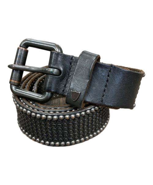 htc（エイチティーシー）htc (エイチティーシー) スタッズベルト ブラック サイズ:80/32の古着・服飾アイテム