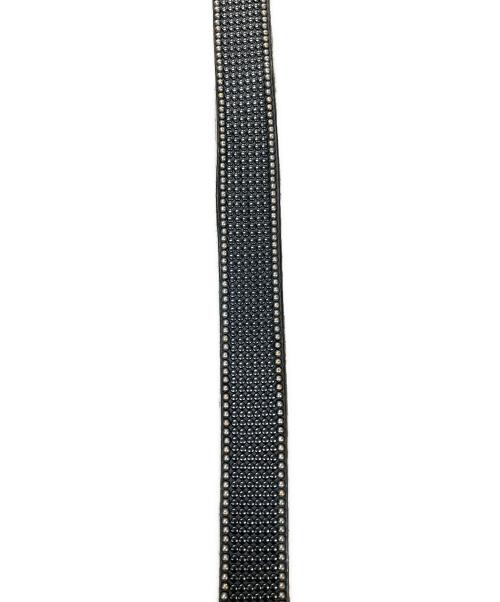 htc（エイチティーシー）htc (エイチティーシー) スタッズベルト ブラック サイズ:80/32の古着・服飾アイテム