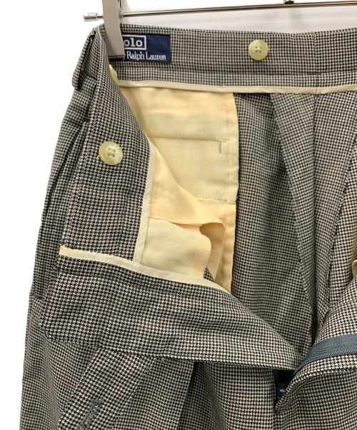 POLO RALPH LAUREN（ポロ・ラルフローレン）POLO RALPH LAUREN (ポロ・ラルフローレン) タックパンツ グレー サイズ:実寸サイズにてご確認ください。の古着・服飾アイテム